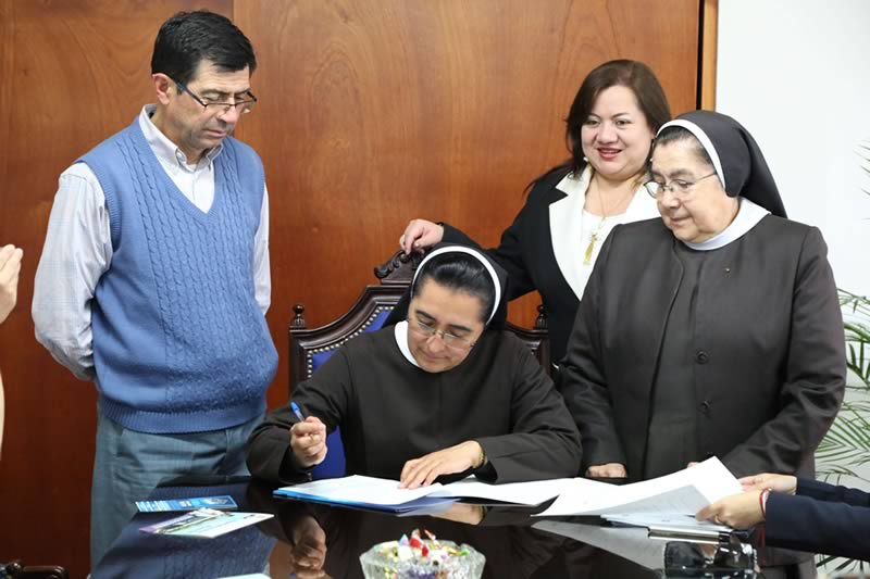 U. MARIANA FIRMA CONVENIO INTERINSTITUCIONAL CON LA U. CENTRAL DEL ECUADOR Y EL GOBIERNO AUTÓNOMO DESCENTRALIZADO MUNICIPAL DE TULCÁN