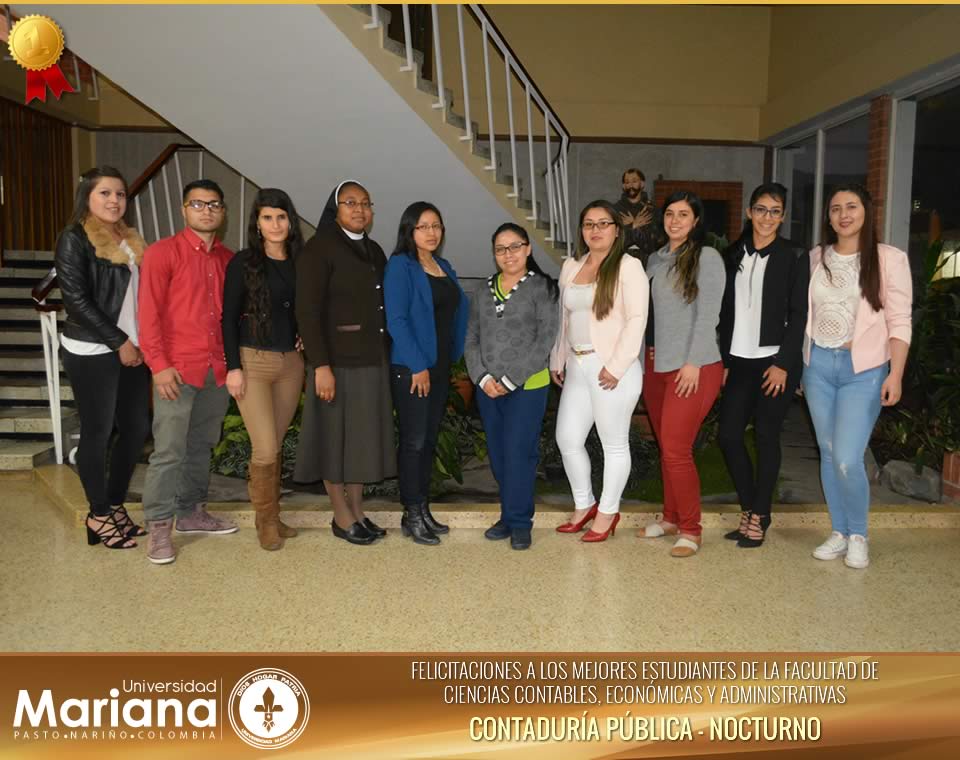 RECONOCIMIENTO ACADÉMICO A ESTUDIANTES DESTACADOS DE LA UNIVERSIDAD MARIANA